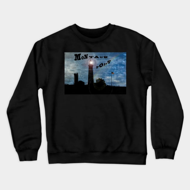 Montauk Point Lighthouse Crewneck Sweatshirt by Degroom